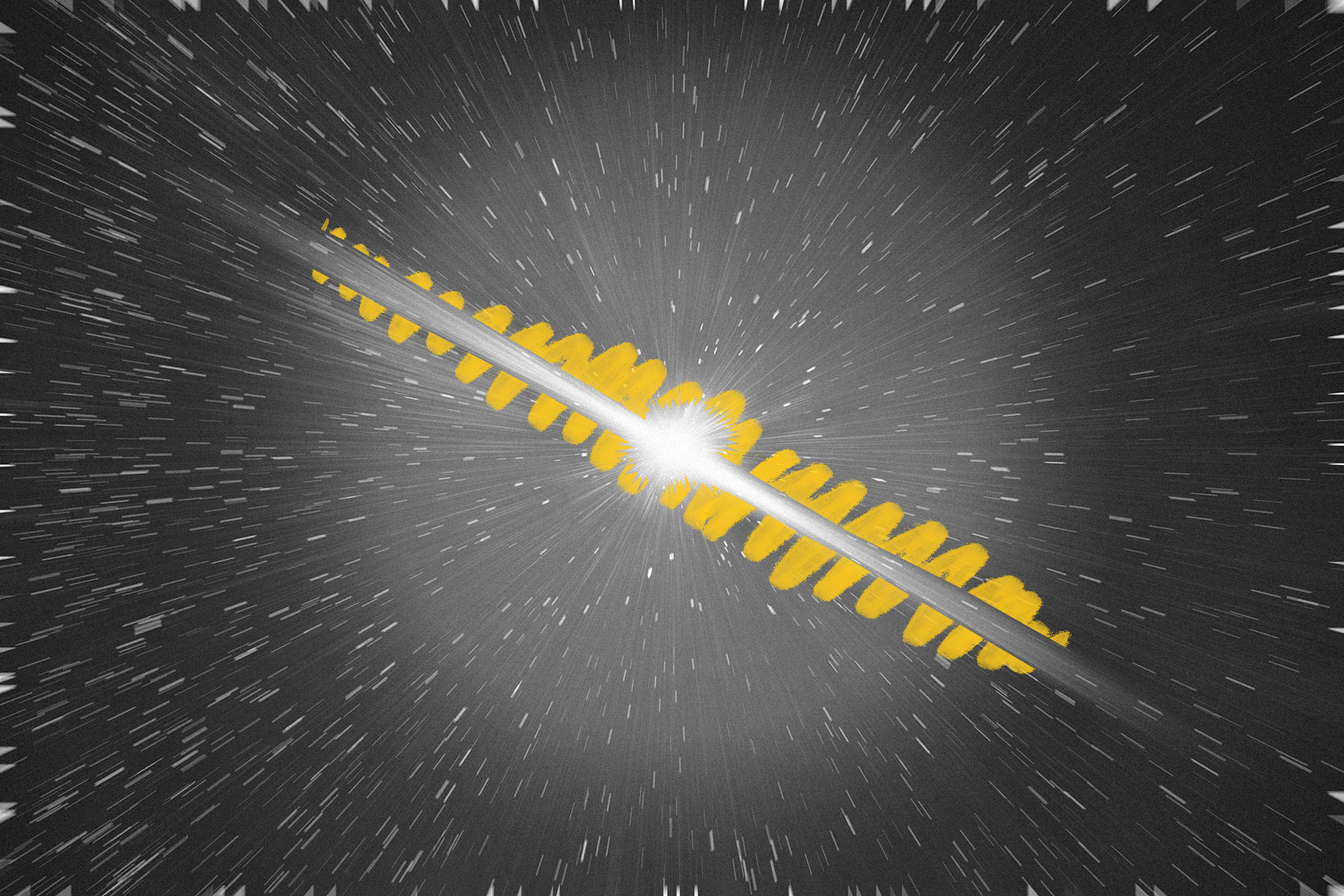 Big Bang galaxy explosion