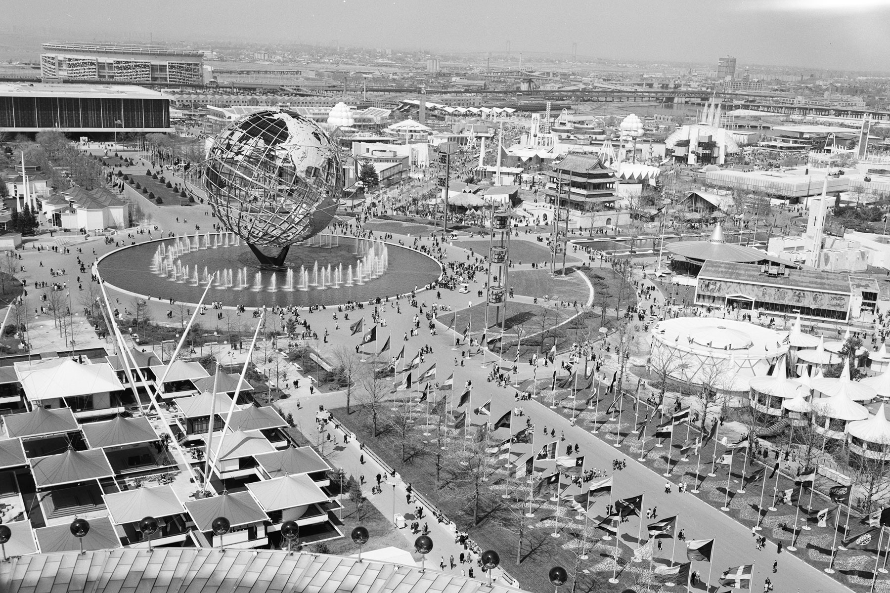 1964 world's fair view