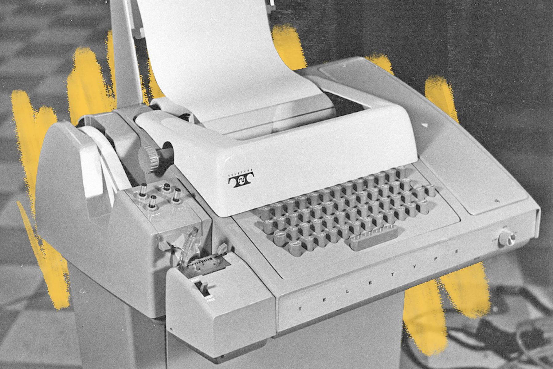 Teletype machine
